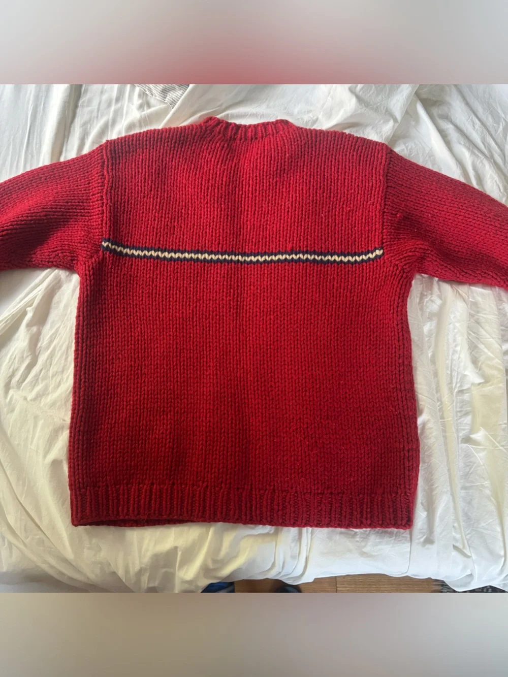 Vintage J. Crew hand-knit 100% wool sweater